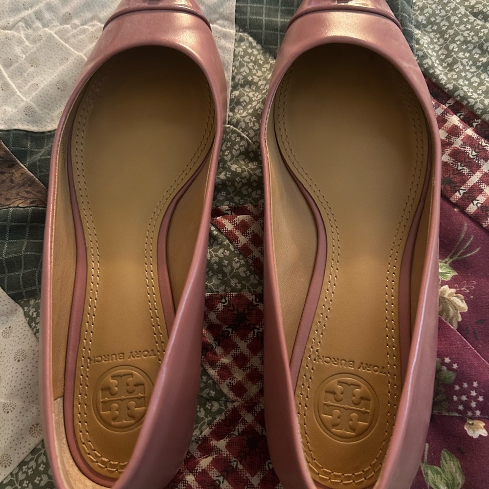 Tory Burch Pink Ballet Flats